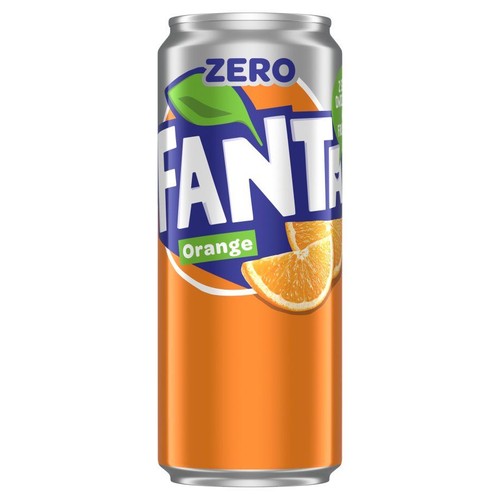 Napój gazowany o smaku pomarańczowym bez cukru Fanta 330 ml