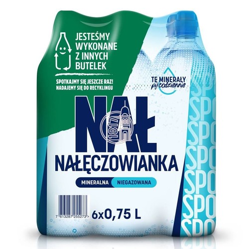 Woda mineralna niegazowana  Nałęczowianka 6 x 750 ml