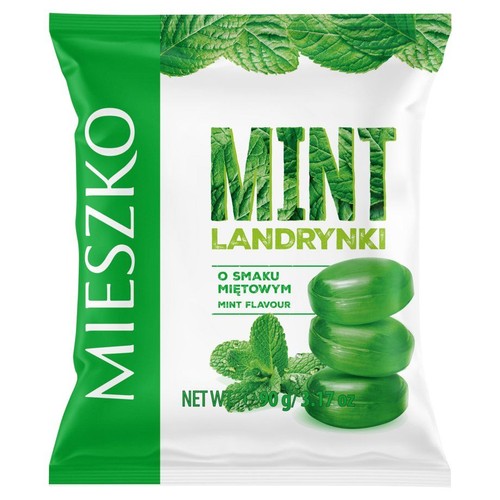 Landrynki o smaku miętowym Mieszko 90 g