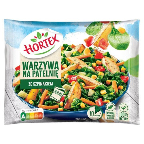 Warzywa na patelnię ze szpinakiem Hortex 450 g