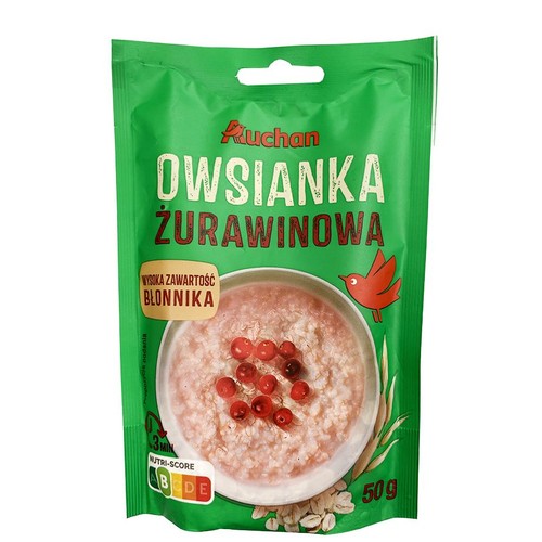 Owsianka żurawinowa    Auchan 50 g