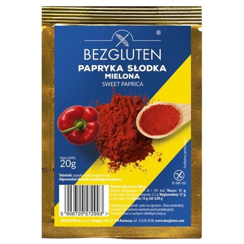 Papryka słodka mielona Bezgluten 20 g