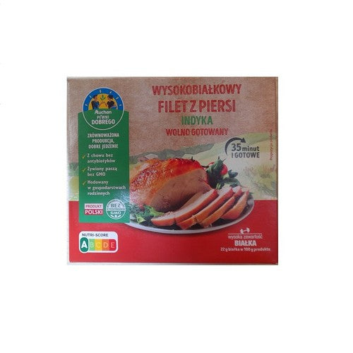 Wysokobiałkowy filet z piersi indyka  Pewni Dobrego na wagę ok. 450 g