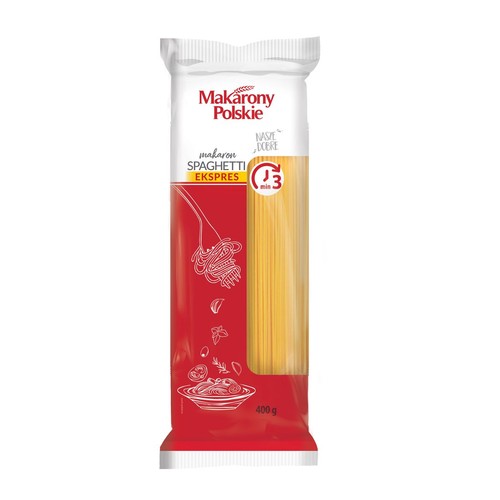 Makaron spaghetti ekspres 3 minuty   Makarony Polskie 400 g