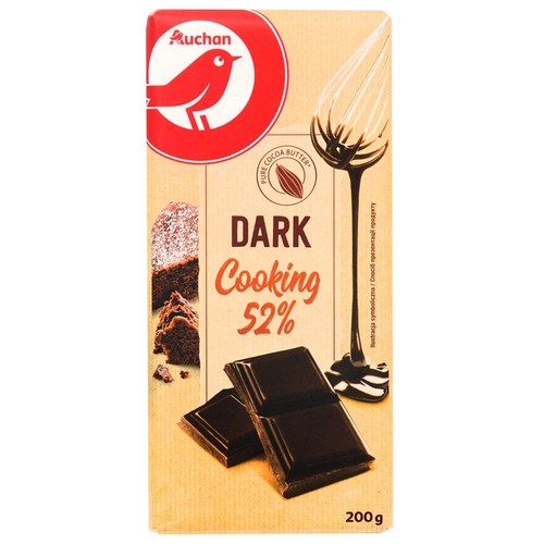 Czekolada deserowa 52% Auchan 200 g