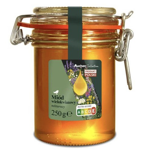 Miód nektarowy wielokwiatowy Auchan Collection 250 g