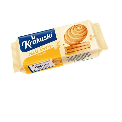 Herbatniki o smaku maślanym Krakuski 201 g