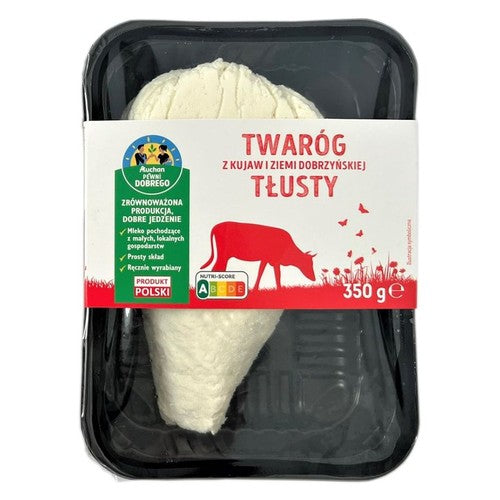 Twaróg z kujaw i ziemi dobrzyńskiej tłusty Pewni Dobrego 350 g