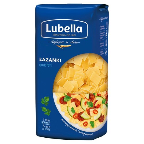 Makaron łazanki Lubella 400 g