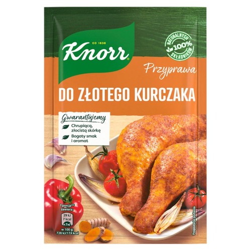 Przyprawa do złotego kurczaka Knorr 25 g