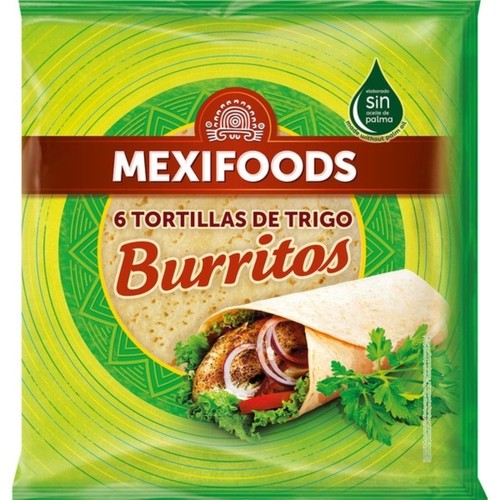 Tortilla do Buritto 6 placków  Mexifoods 370 g