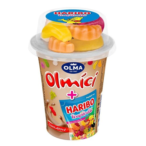 Jogurt czekoladowy z żelkami  Olma 121 g