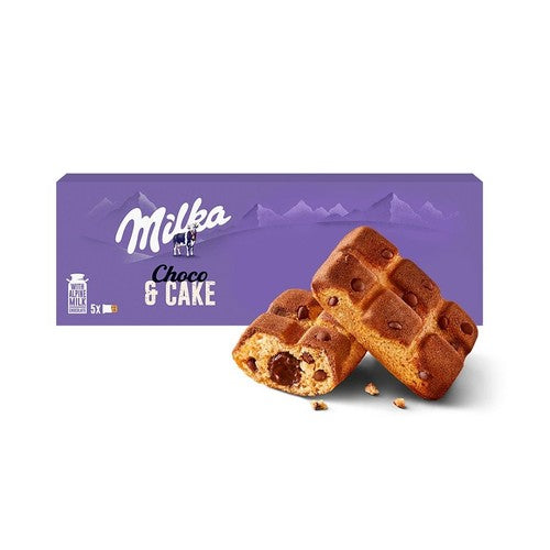 Ciastka biszkoptowe z kawałkami mlecznej czekolady Milka 5 x 35 g