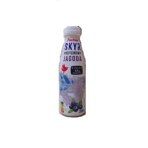 Jogurt pitny Skyr jagoda Auchan 330 g