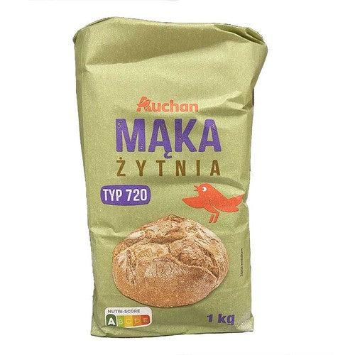 Mąka żytnia typ 720   Auchan 1 kg