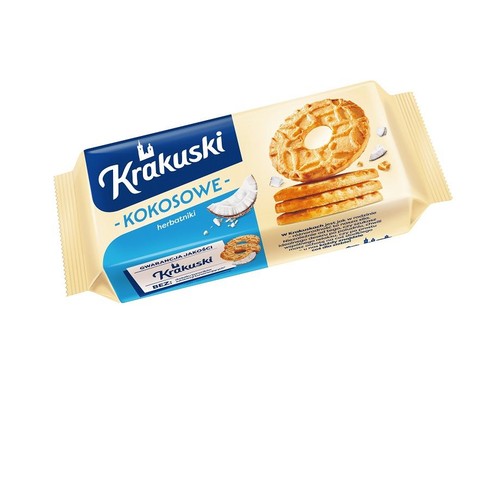 Herbatniki Kokosowe Krakuski 168 g