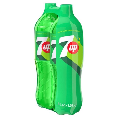 Napój gazowany o smaku cytrynowo-limonkowym 7up 2 x 1,5 l