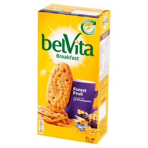 Ciastka zbożowe z owocami leśnymi belVita 300 g