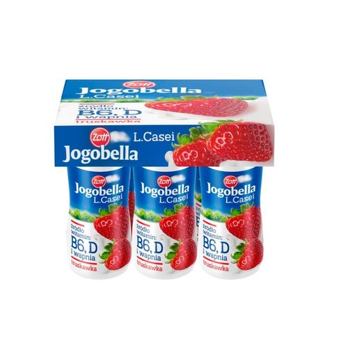 Jogobella L.Casei żródło witamin Zott 6 x 100 g