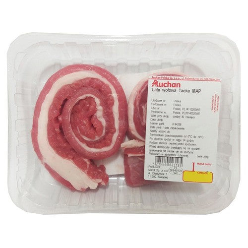 Łata wołowa Auchan na wagę ok. 500 g