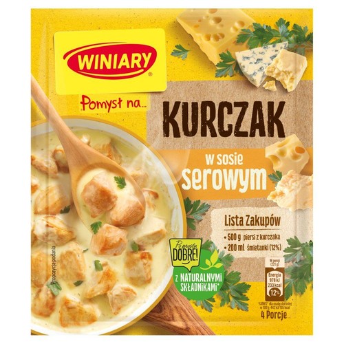 Pomysł na … kurczaka w sosie serowym Winiary 28 g