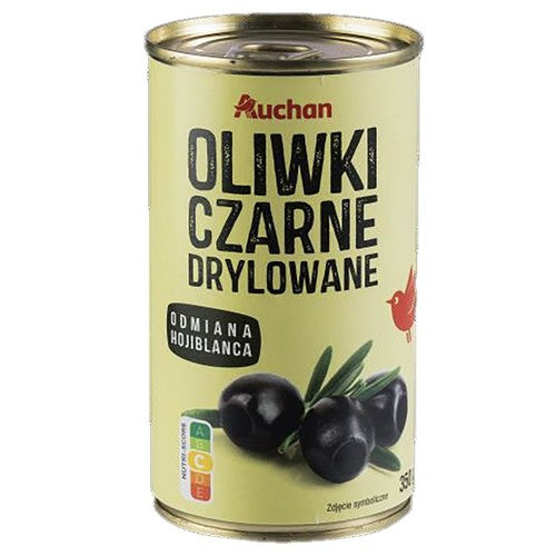 Oliwki czarne Hojblanca drylowane Auchan 350 g