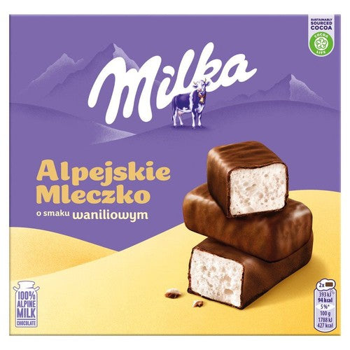 Alpejskie Mleczko o smaku waniliowym Milka 330 g