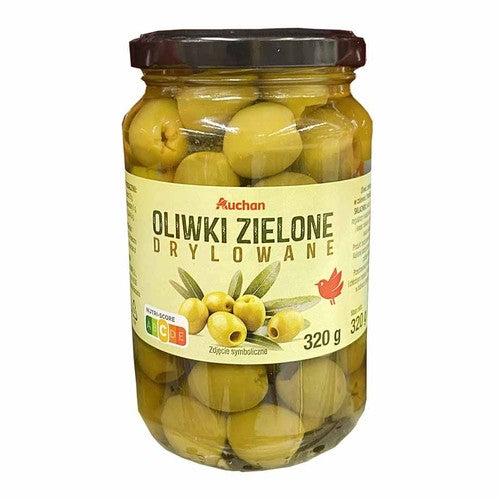 Oliwki zielone drylowane Auchan 320 g