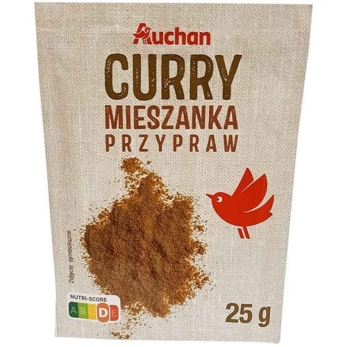 Curry mieszanka przyprawowa Auchan 25 g