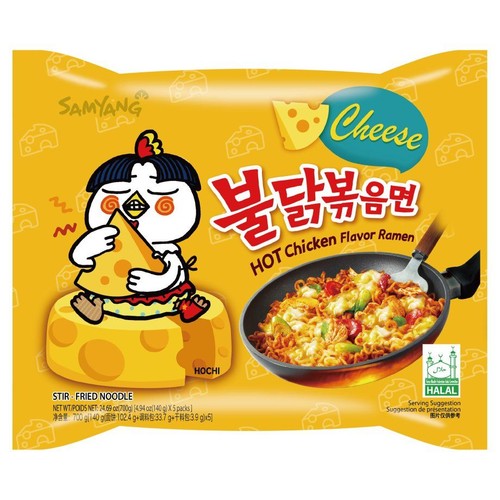Zupa instant Ramen ostry kurczak z serem i makaronem Samyang 140 g