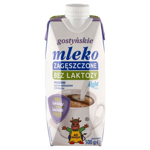 Mleko zagęszczone bez laktozy light SM Gostyń 500 g