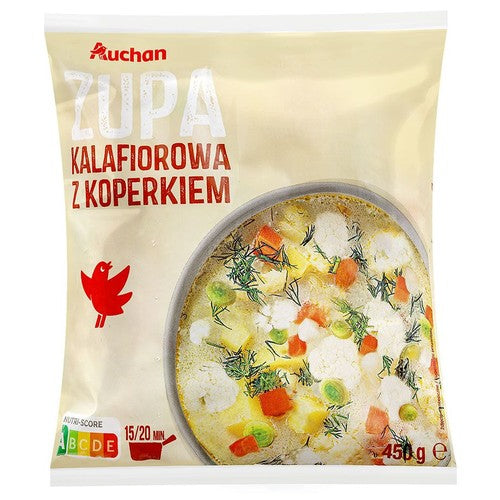 Zupa kalafiorowa z koperkiem Auchan 450 g