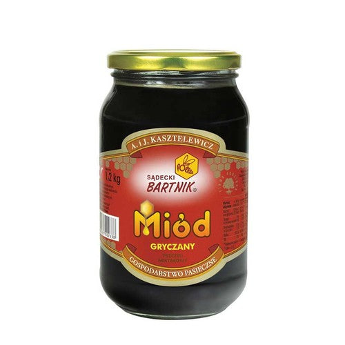 Miód gryczany pszczeli nektarowy Sądecki Bartnik 1,2 kg