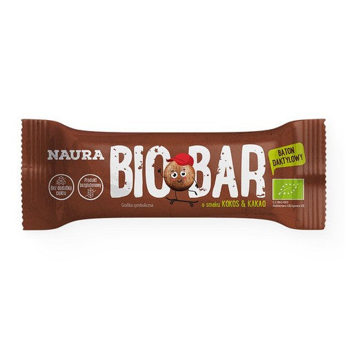 BIO Baton o smaku kokos & kakao Naura 35 g