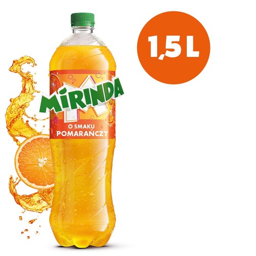 Napój gazowany o smaku pomarańczowym Mirinda 1,5 l