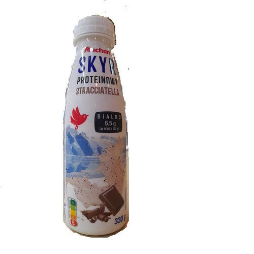 Jogurt skyr proteinowy stracciatella Auchan 330 g