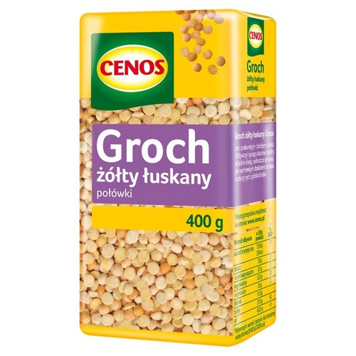 Groch żółty łuskany połówki Cenos 500 g