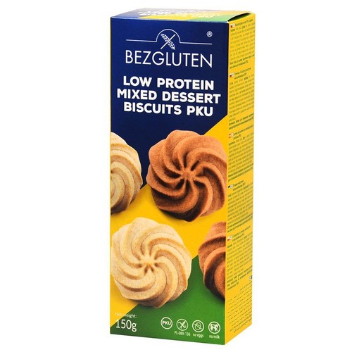 Ciasteczka o smaku maślanym niskobiałkowe PKU Bezgluten 150 g