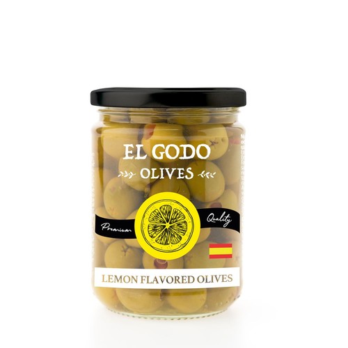 Oliwki z cytryną  El Godo 200 g