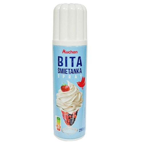 Bita śmietana w sprayu Auchan 250 g