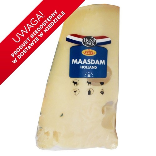 Ser holenderski Maasdam  Fresh Pack na wagę ok. 200 g