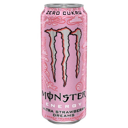 Napój energetyczny Ultra Strawberry Dreams zero cukru  Monster 500 ml