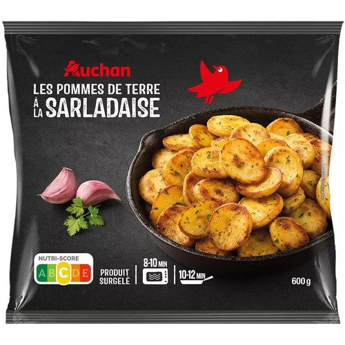 Ziemniaki plastry sarladais Auchan 600 g