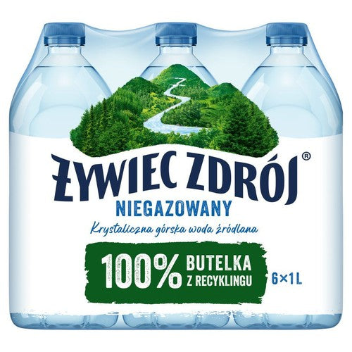 Woda źródlana niegazowana Żywiec Zdrój 6 x 1 l