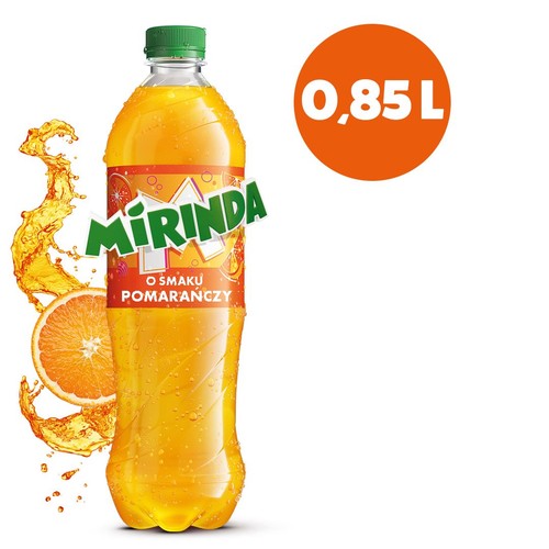 Napój gazowany o smaku pomarańczowym Mirinda 850 ml