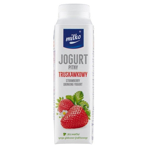 Jogurt pitny truskawkowy Milko 330 ml