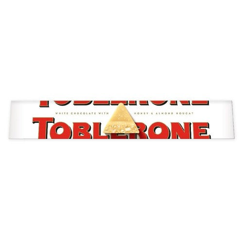 Szwajcarska czekolada biała z nugatem miodowo-migdałowym  Toblerone 100 g