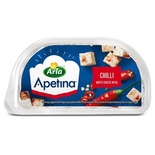Ser typu śródziemnomorskiego w zalewie olejowej z chili Apetina 100 g
