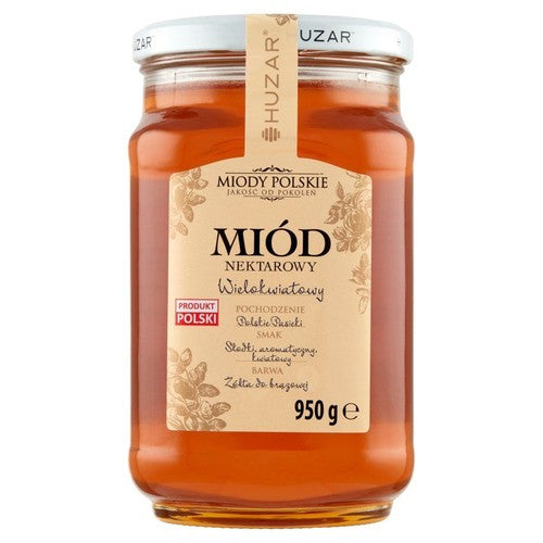 Miód wielokwiatowy polski Huzar 950 g