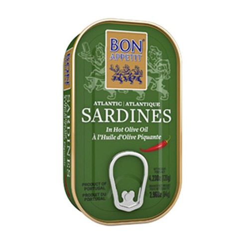 Sardynki pikantne w oliwie z oliwek Bon Appetit 84 g